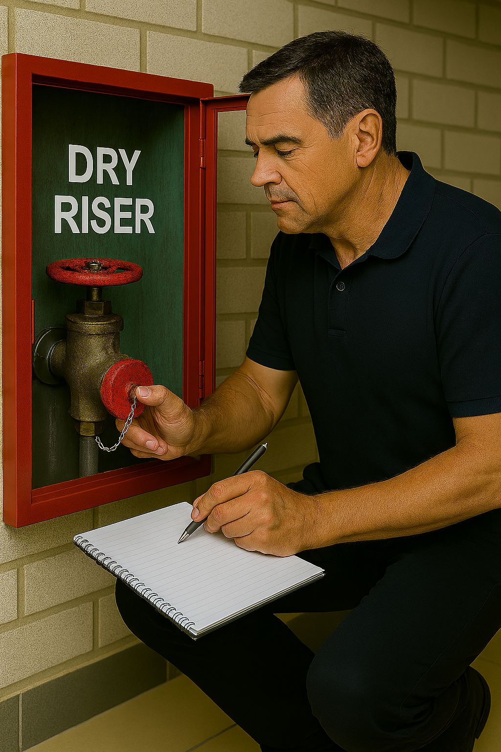 Dry riser inspections